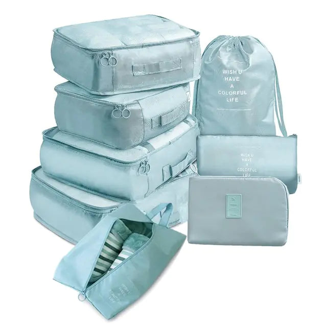 8 Piece Large Capacity Luggage Storage Bags