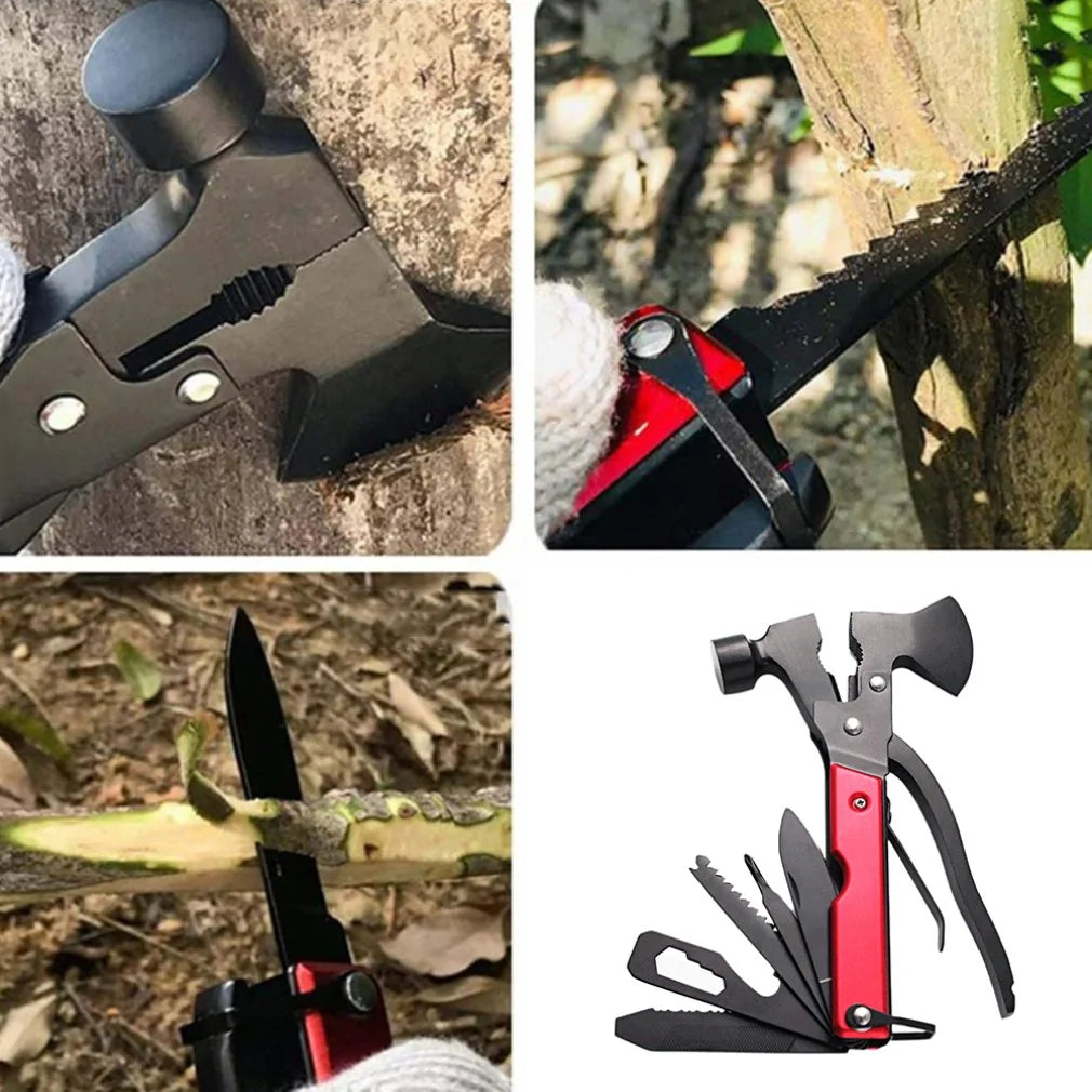 Hatchet with Multitool Camping Accessories