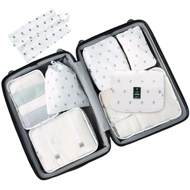 8 Piece Large Capacity Luggage Storage Bags