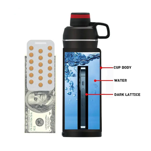 Water Bottle Hidden Stash Secret Storage