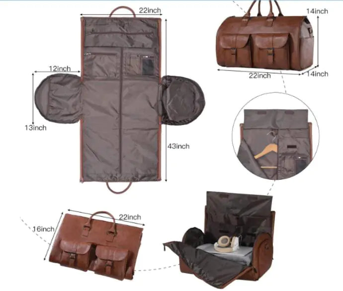 The Convertible Duffle Garment Luggage