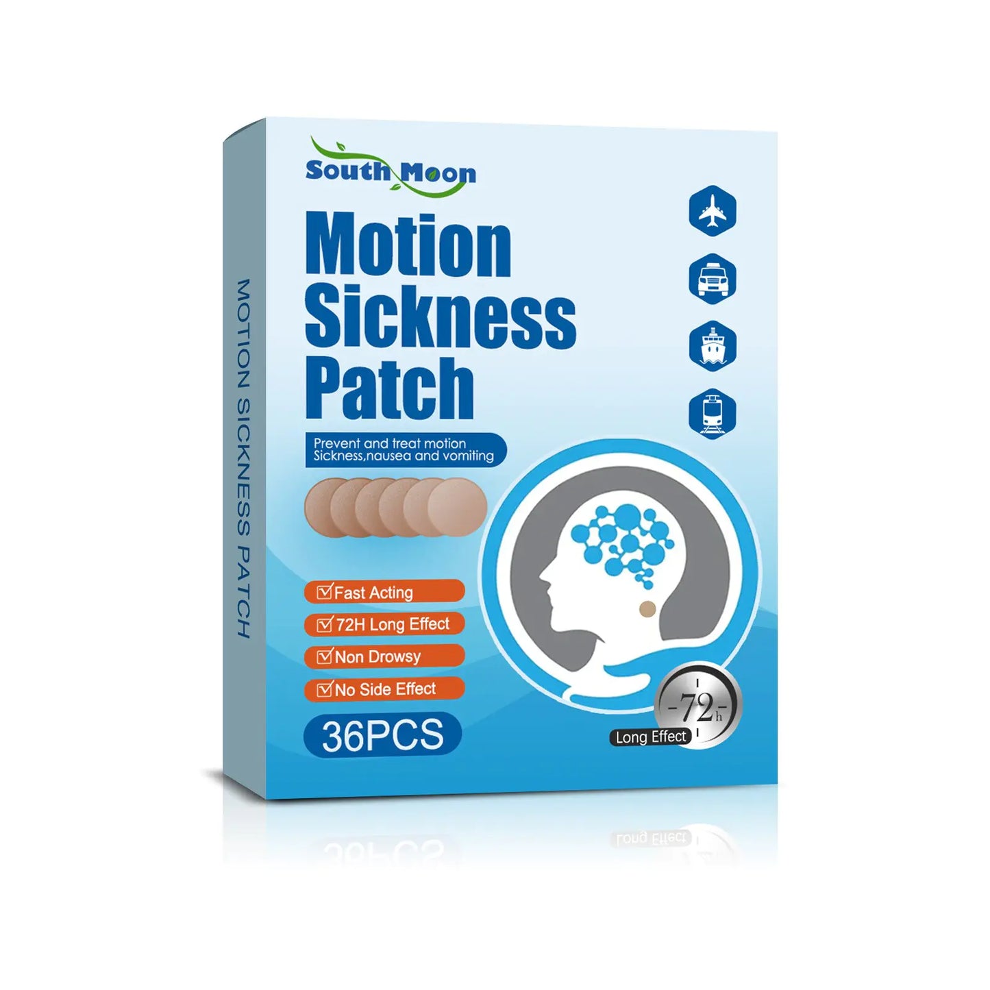 Motion Sickness Relief Patches (36 PCS)