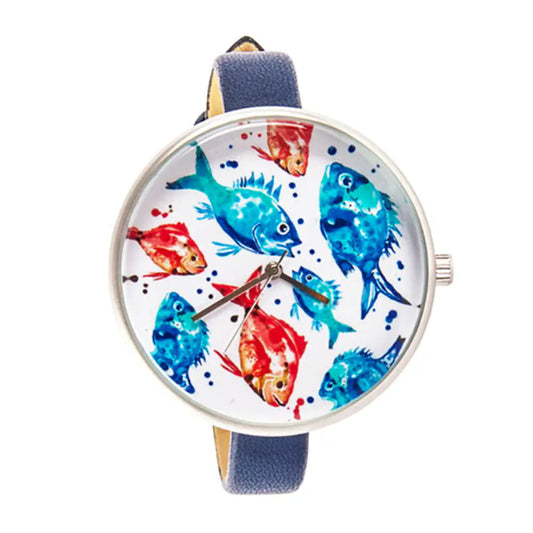 Anemoss Aquarium Leather Watch