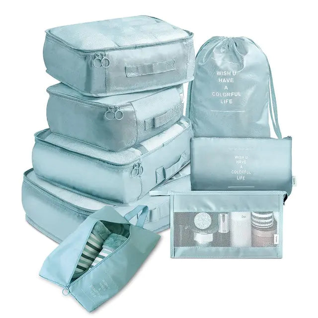 8 Piece Large Capacity Luggage Storage Bags