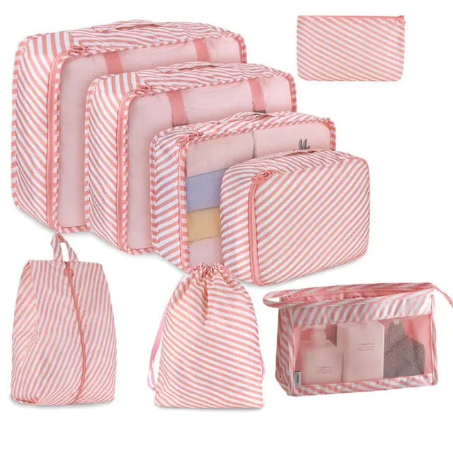 8 Piece Large Capacity Luggage Storage Bags