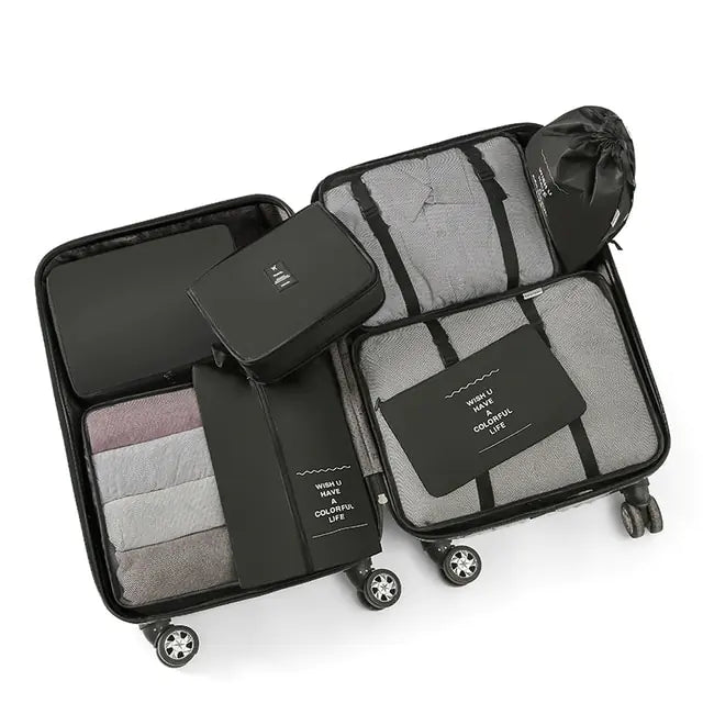 8 Piece Large Capacity Luggage Storage Bags