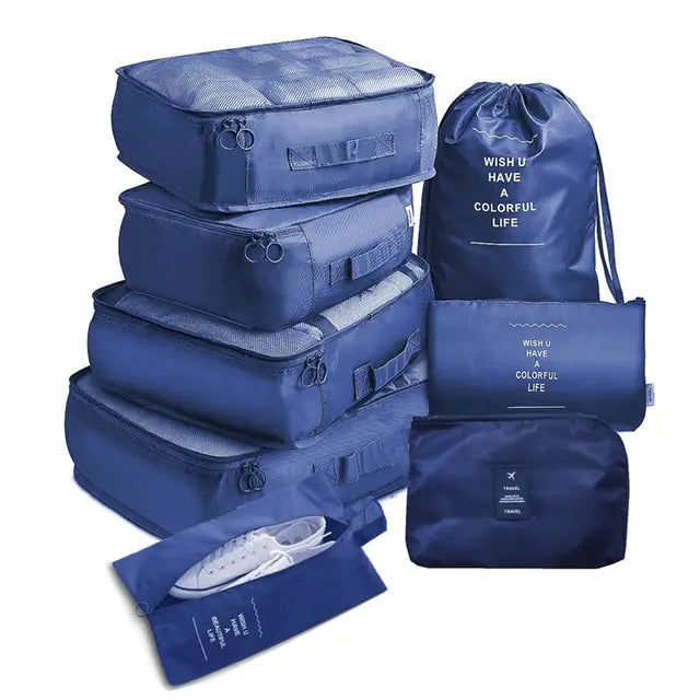 8 Piece Large Capacity Luggage Storage Bags