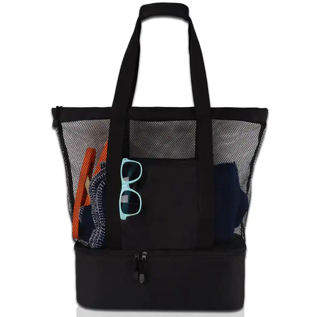 Beach Bag With Cooler Bag